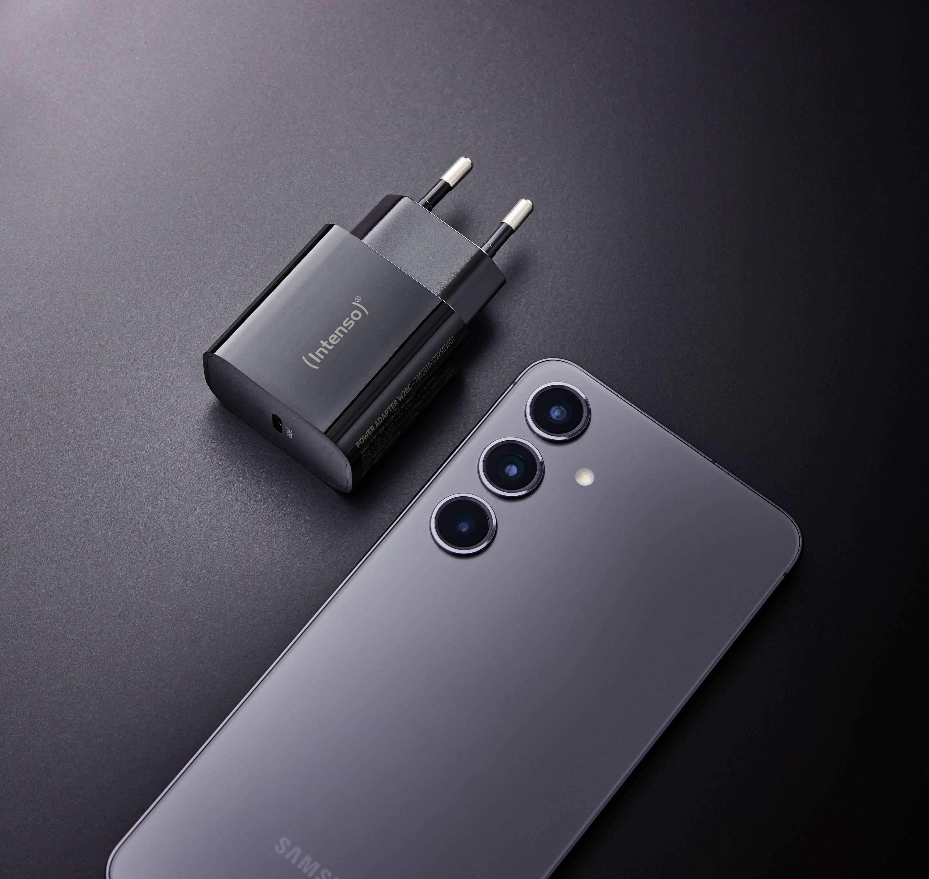 Intenso W20C black USB-C® Adapter 20 W USB-C® Schwarz