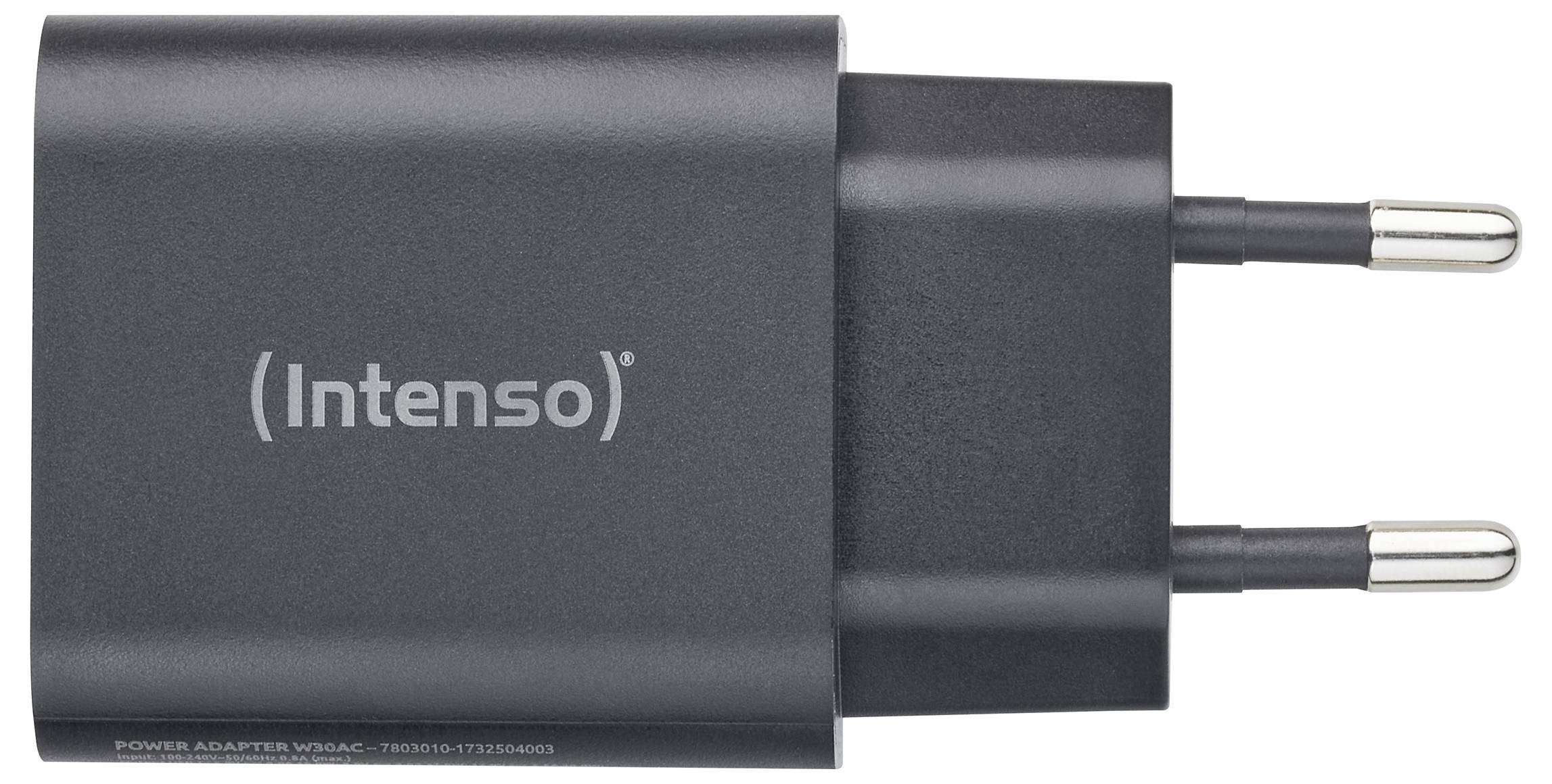 Intenso W30AC black Adapter 30 W USB-A, USB-C® Schwarz