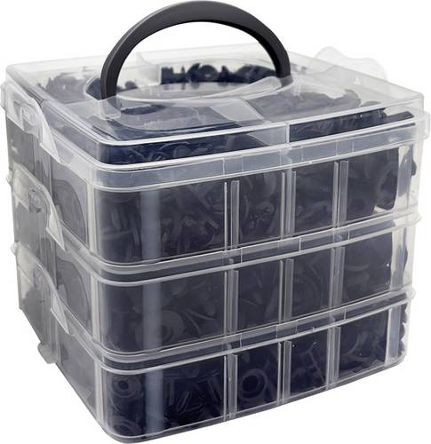 HP Autozubehör 14651 Befestigungsclip-Set (L x B) 17 cm x 17 cm