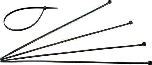 Kopp 328404090 Kabelbinder 300 mm 4.8 mm Schwarz Witterungsstabil 50 St.