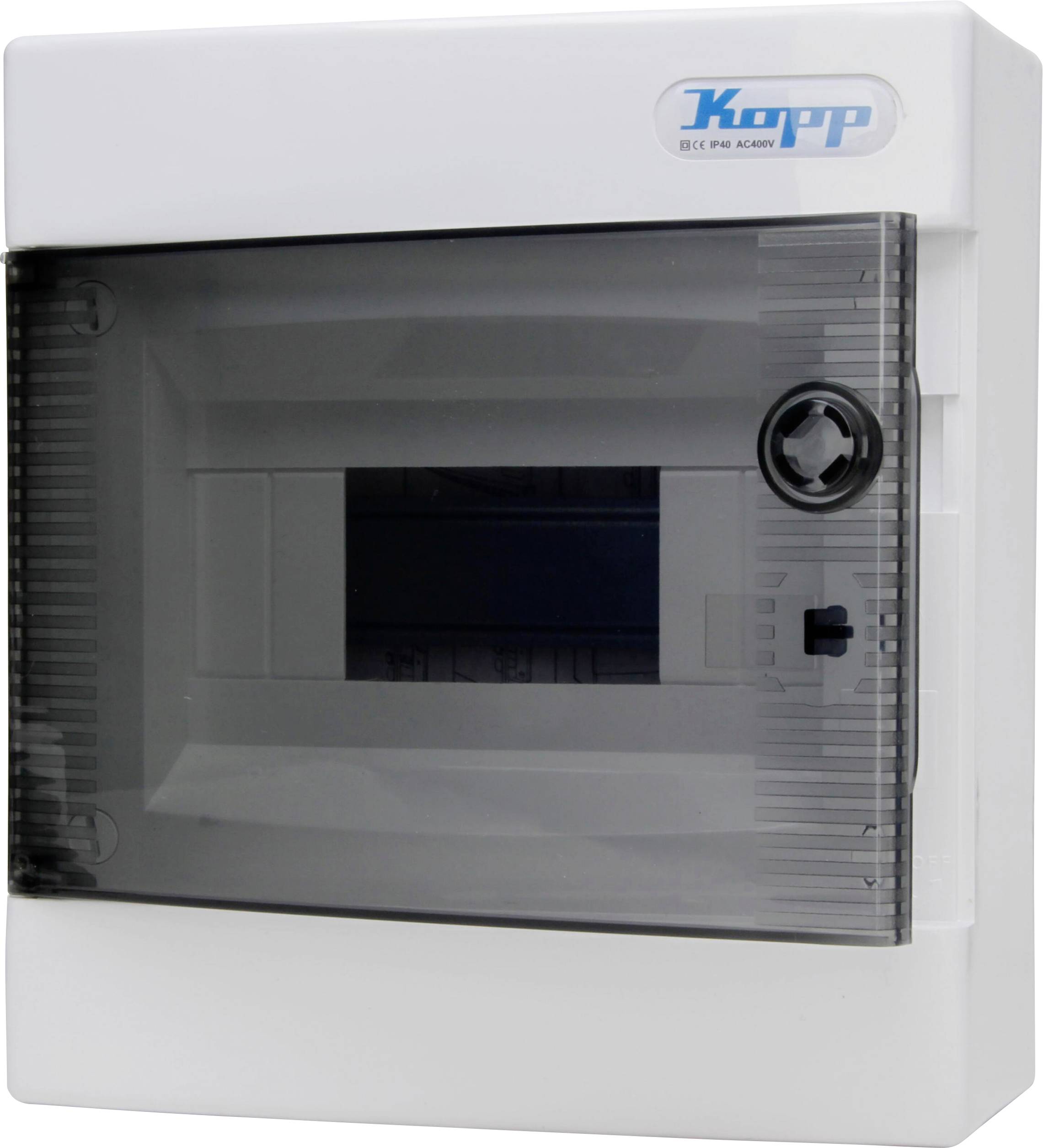 Kopp 350915041 Verteilerkasten Anzahl Teilungen = 8 Anzahl Reihen = 1 Inhalt 1 St.