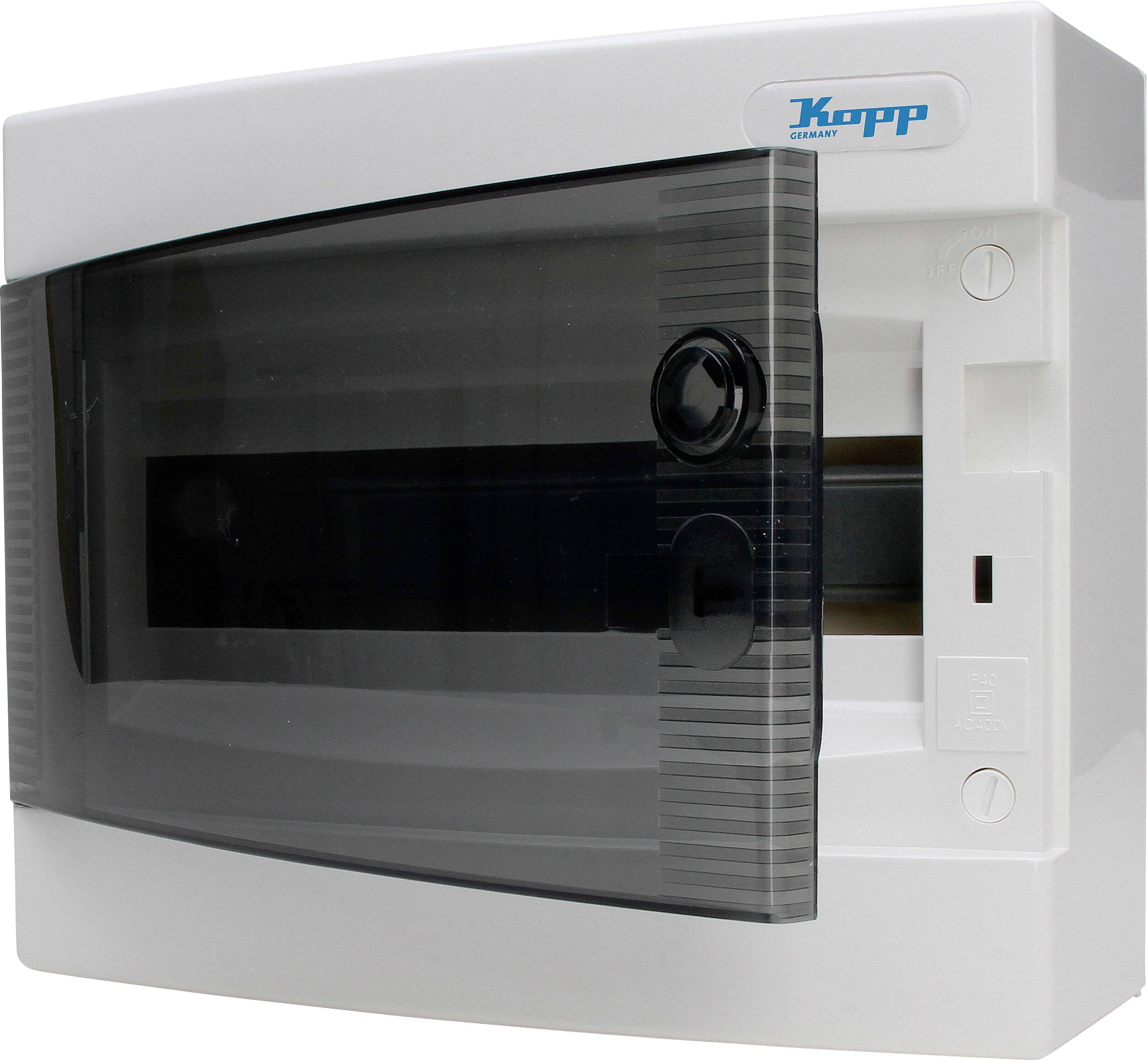 Kopp 350911047 Verteilerkasten Anzahl Teilungen = 12 Anzahl Reihen = 1 Inhalt 1St.