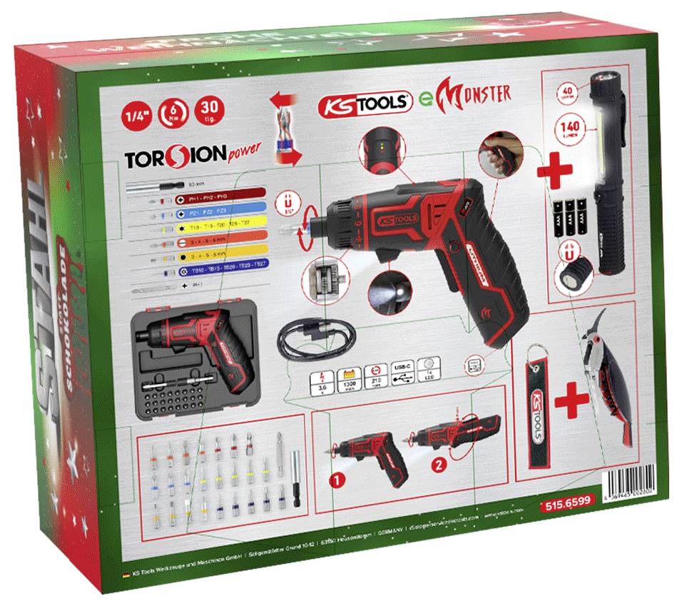 KS Tools eMONSTER Werkzeug Adventskalender