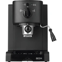 BEEM 03270 Espressomaschine mit Siebträger Schwarz (matt) 1470W Warmhaltefunktion, mit Milchaufschäumdüse BEEM 03270 Espressomaschine mit Siebträger Schwarz (matt) 1470W Warmhaltefunktion, mit Milchaufschäumdüse