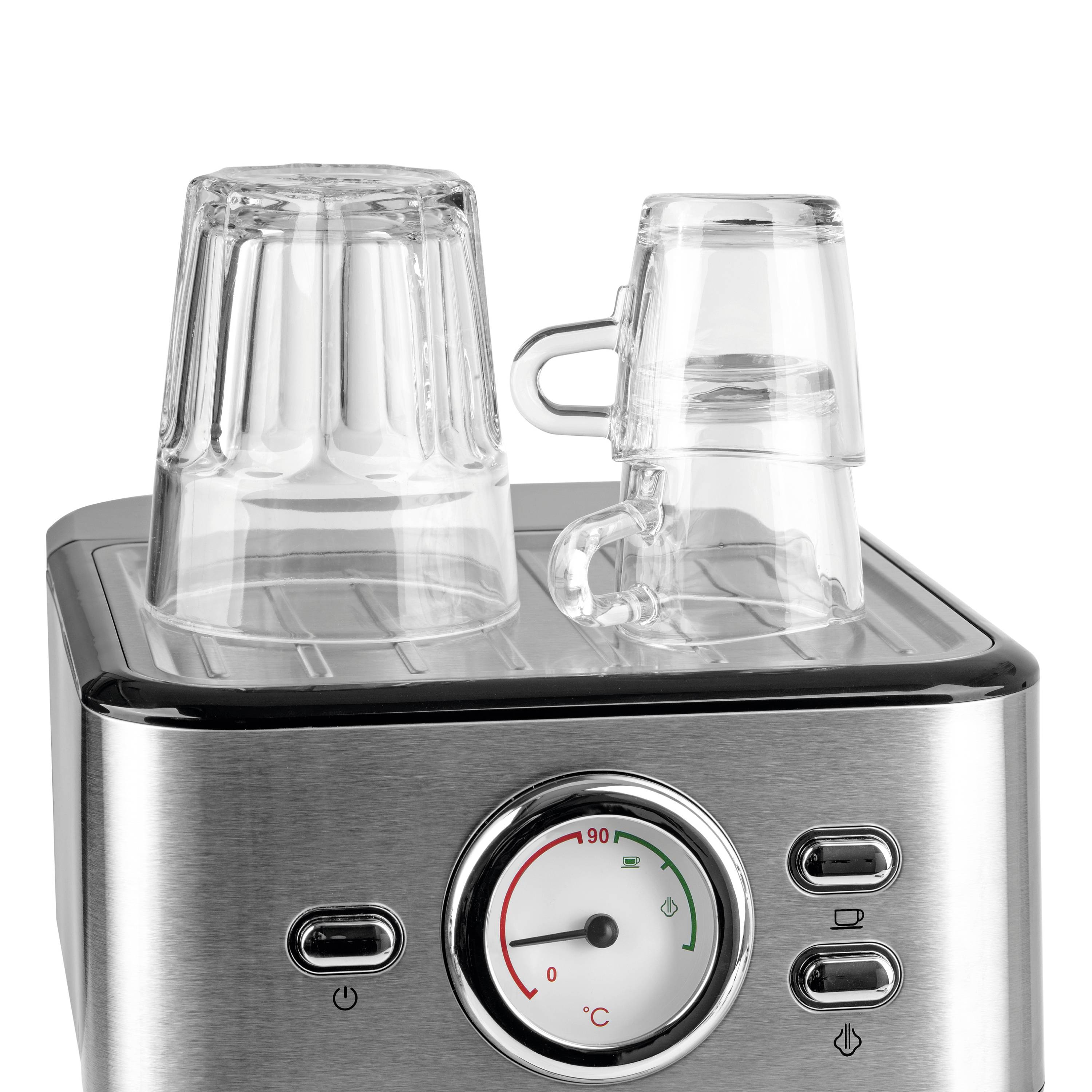 BEEM 05025 Espressomaschine mit Siebträger Schwarz, Silber 1100W