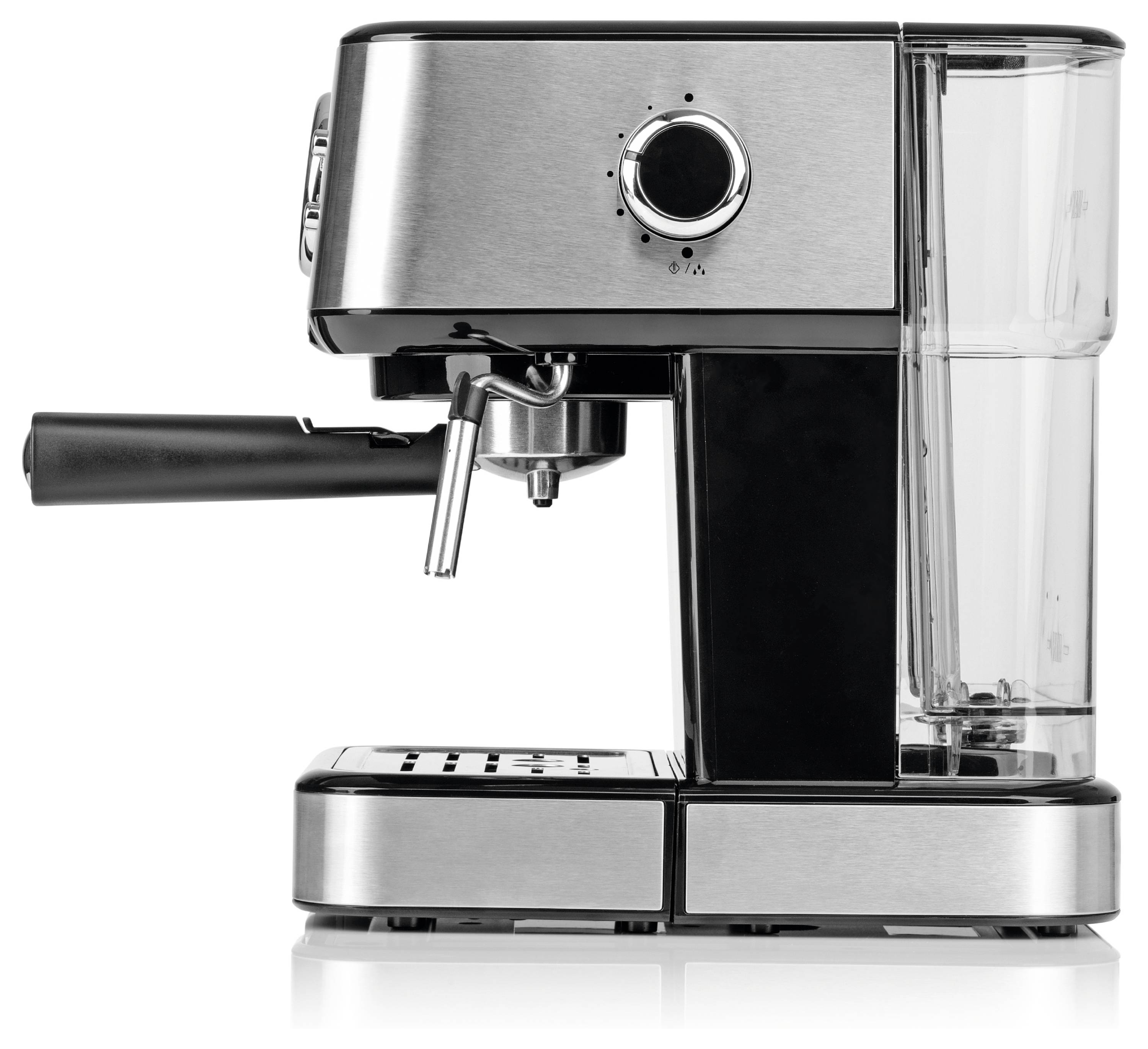 BEEM 05025 Espressomaschine mit Siebträger Schwarz, Silber 1100W