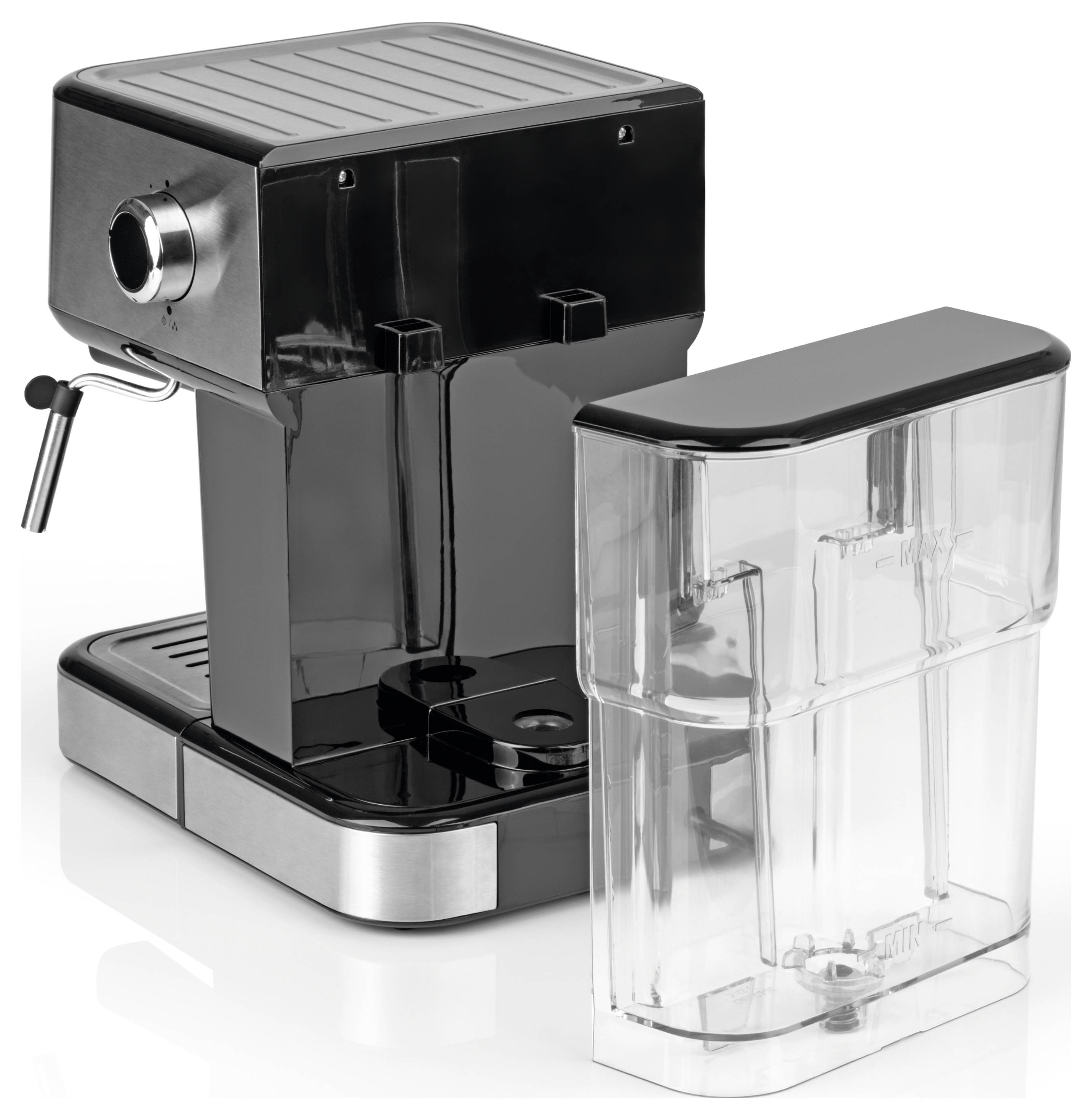 BEEM 05025 Espressomaschine mit Siebträger Schwarz, Silber 1100W