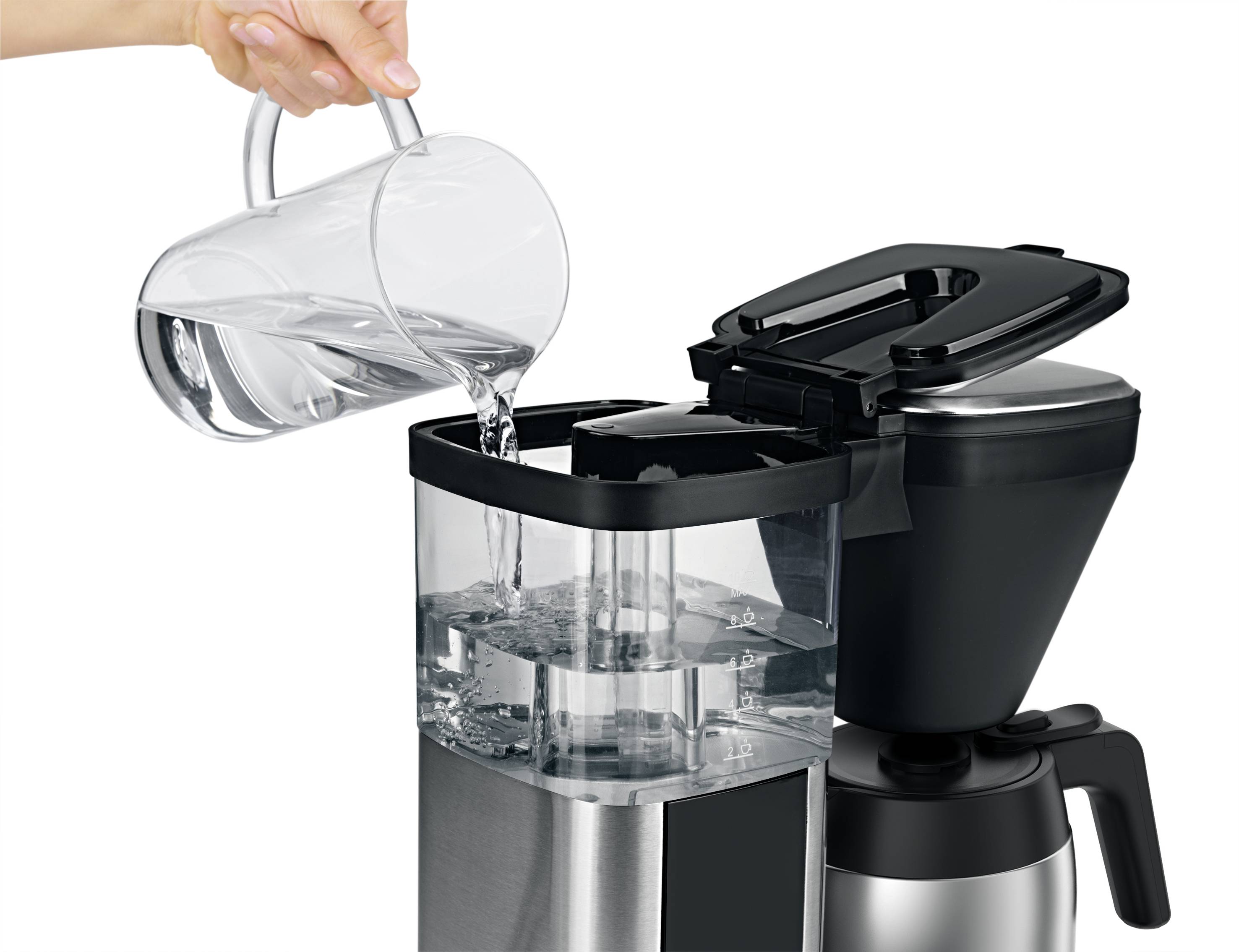 BEEM 03890 Kaffeemaschine Schwarz, Silber Fassungsvermögen Tassen=10 Isolierkanne, Timerfunktion, W