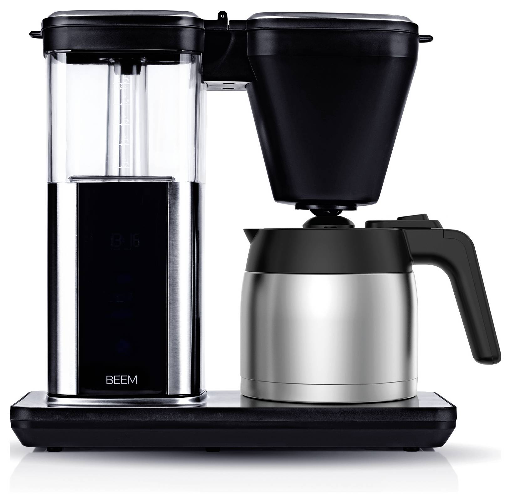BEEM 03890 Kaffeemaschine Schwarz, Silber Fassungsvermögen Tassen=10 Isolierkanne, Timerfunktion, W