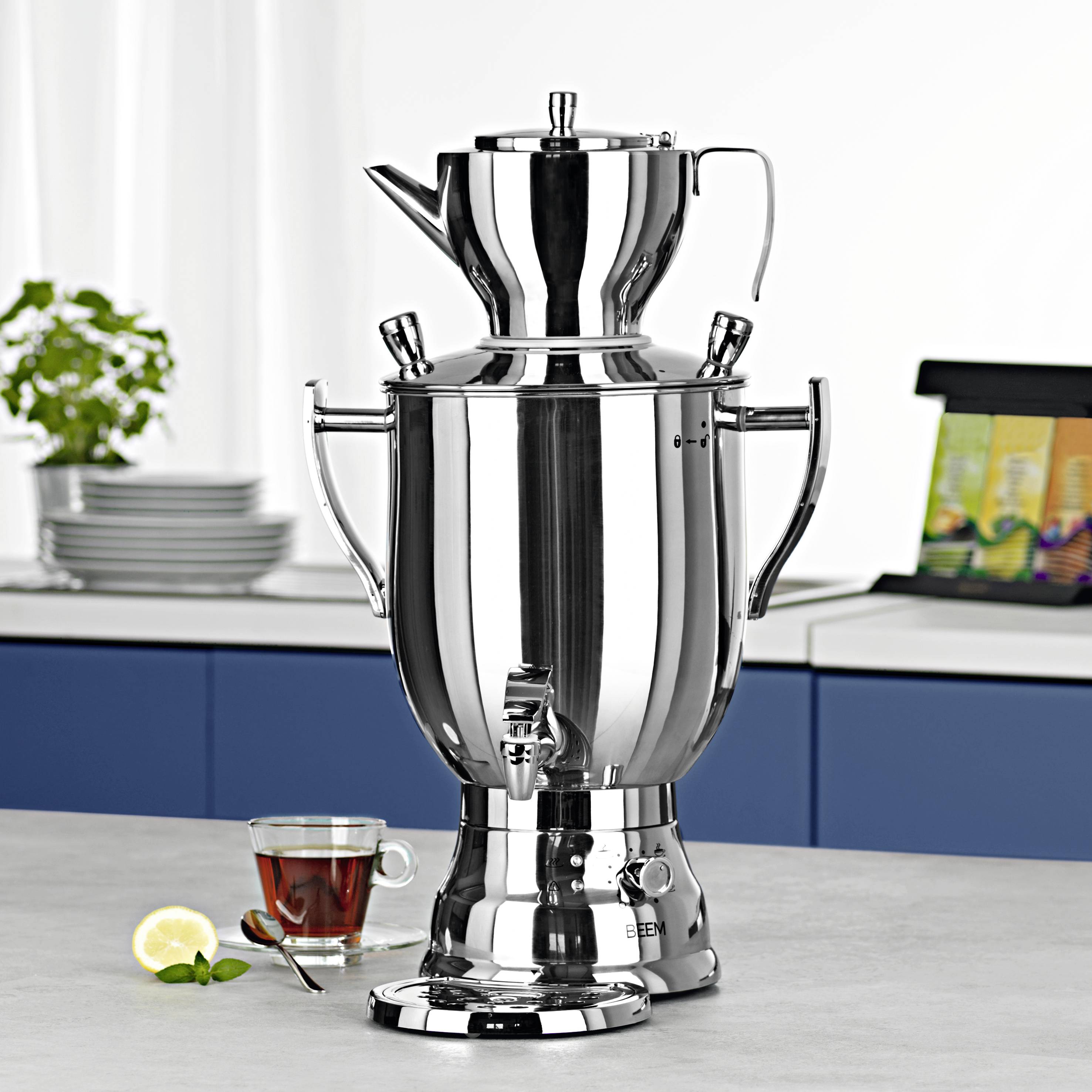 BEEM 07204 Teebereiter Silber