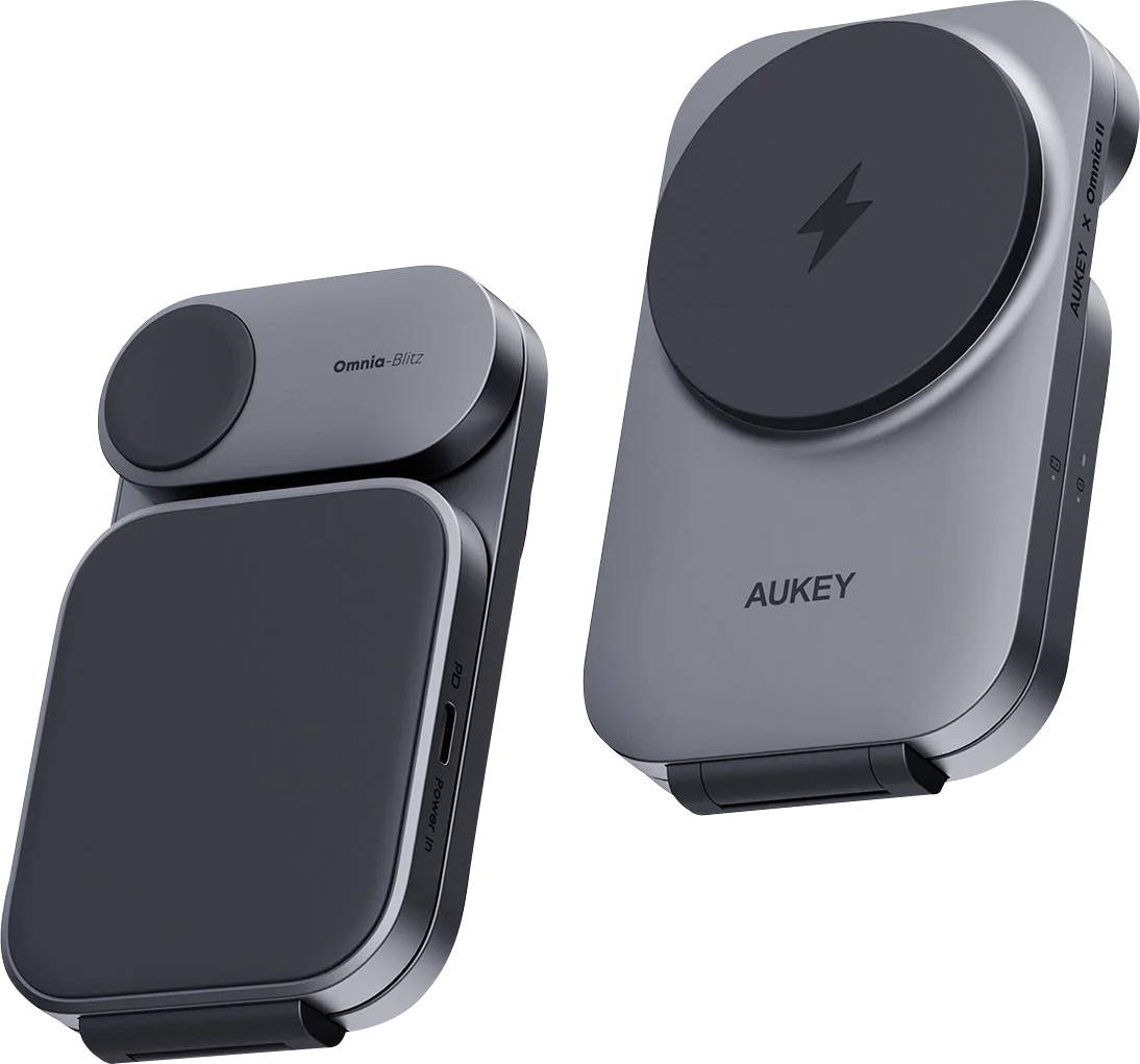 Aukey Induktions-Ladegerät 3A MagFusion Z LC-MC312 Ausgänge Magnetanschluss