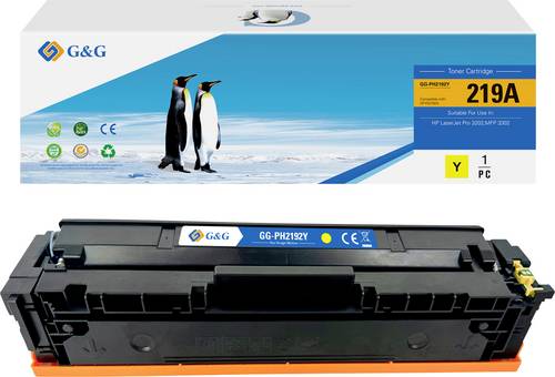 G&G Toner ersetzt HP 219A, W2192A Kompatibel Gelb 1300 Seiten HP 219A NT-PH2192Y-B-V2-S1