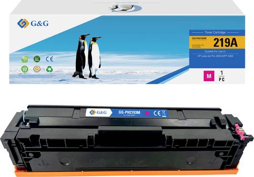 G&G Toner ersetzt HP 219A, W2193A Kompatibel Magenta 1300 Seiten HP 219A NT-PH2193M-B-V2-S1