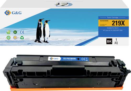 G&G Toner ersetzt HP 219X, W2190X Kompatibel Schwarz 3200 Seiten HP 219X NT-PH2190XBK-B-V2-S1