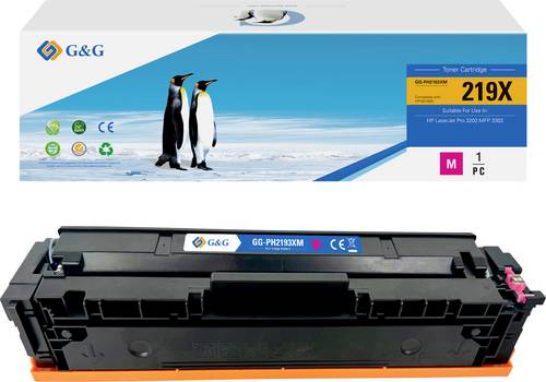 G&G Toner ersetzt HP 219X, W2193X Kompatibel Magenta 2500 Seiten HP 219X NT-PH2193XM-B-V2-S1