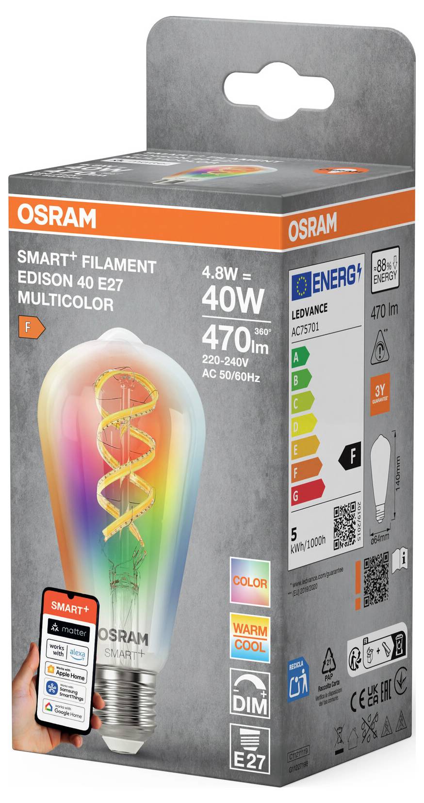 OSRAM HOMELIGHTING Smart+ Funk-Feuchtigkeitssensor