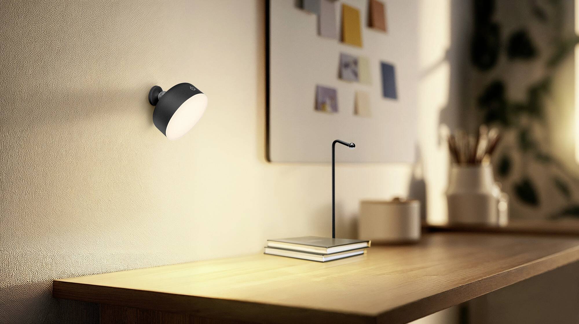 OSRAM HOMELIGHTING DECOR HELPER GADGET 830 USB Black 4058075849242 Wandleuchte 1.80W Schwarz