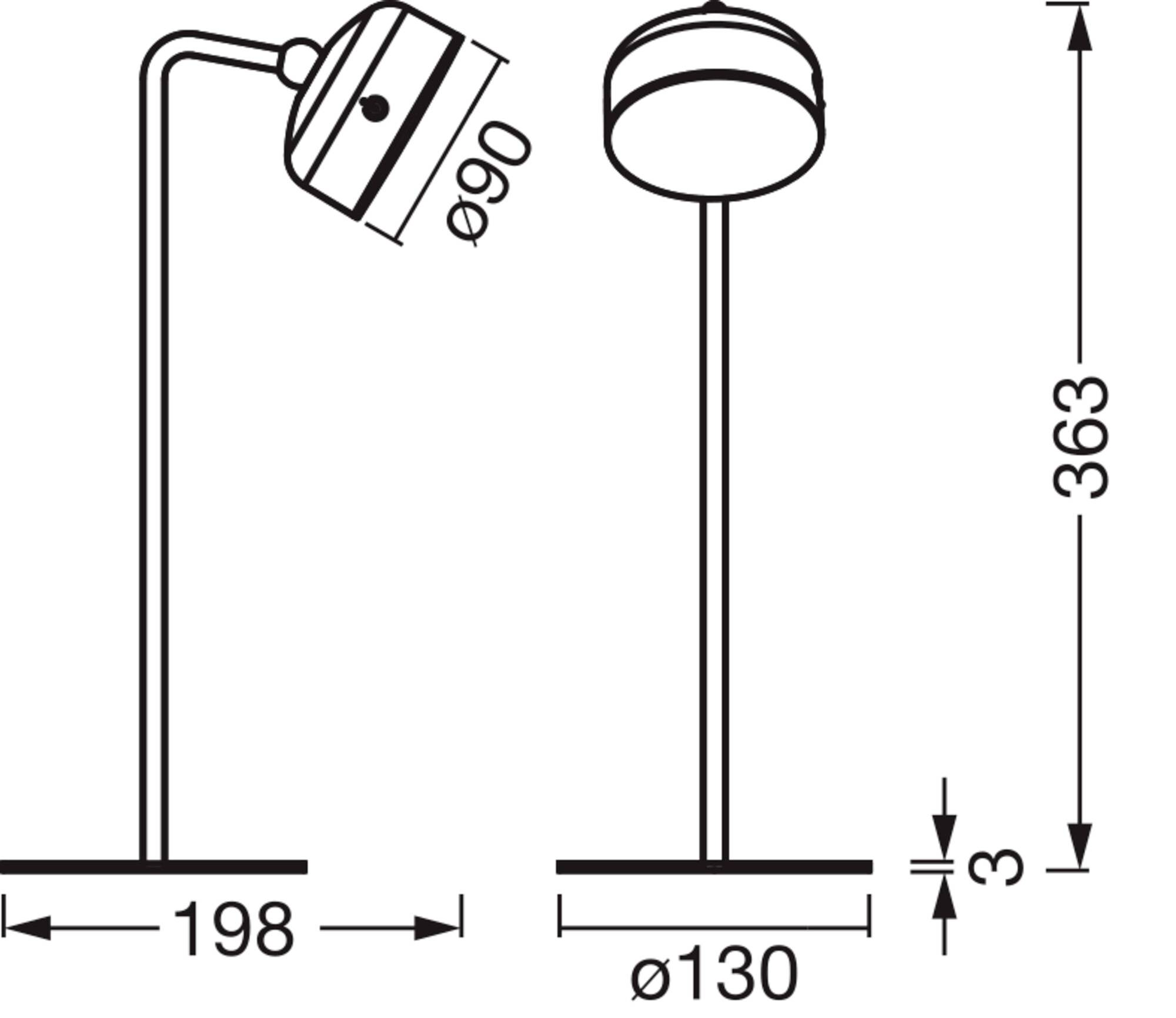 OSRAM HOMELIGHTING DECOR HELPER GADGET 830 USB Black 4058075849242 Wandleuchte 1.80W Schwarz