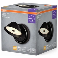OSRAM HOMELIGHTING NIGHTLUX CONE 830 DIM USB Black 4099854478789 Wandleuchte 1.80 W Schwarz OSRAM HOMELIGHTING NIGHTLUX CONE 830 DIM USB Black 4099854478789 Wandleuchte 1.80 W Schwarz