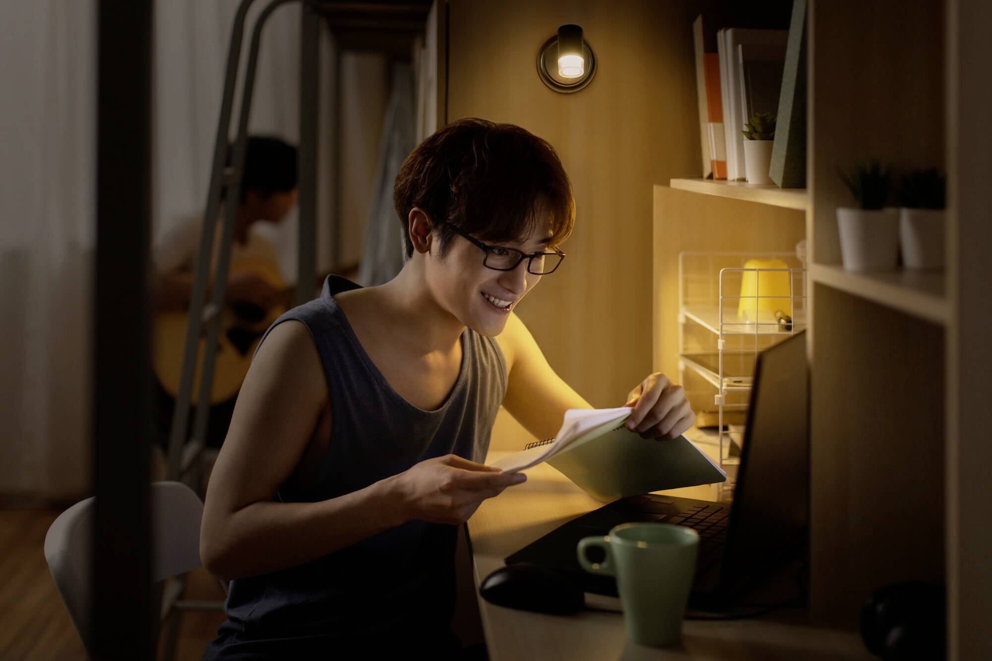 OSRAM HOMELIGHTING NIGHTLUX CYLINDER 830 DIM USB Black 4099854478918 Wandleuchte 1.80W Schwarz