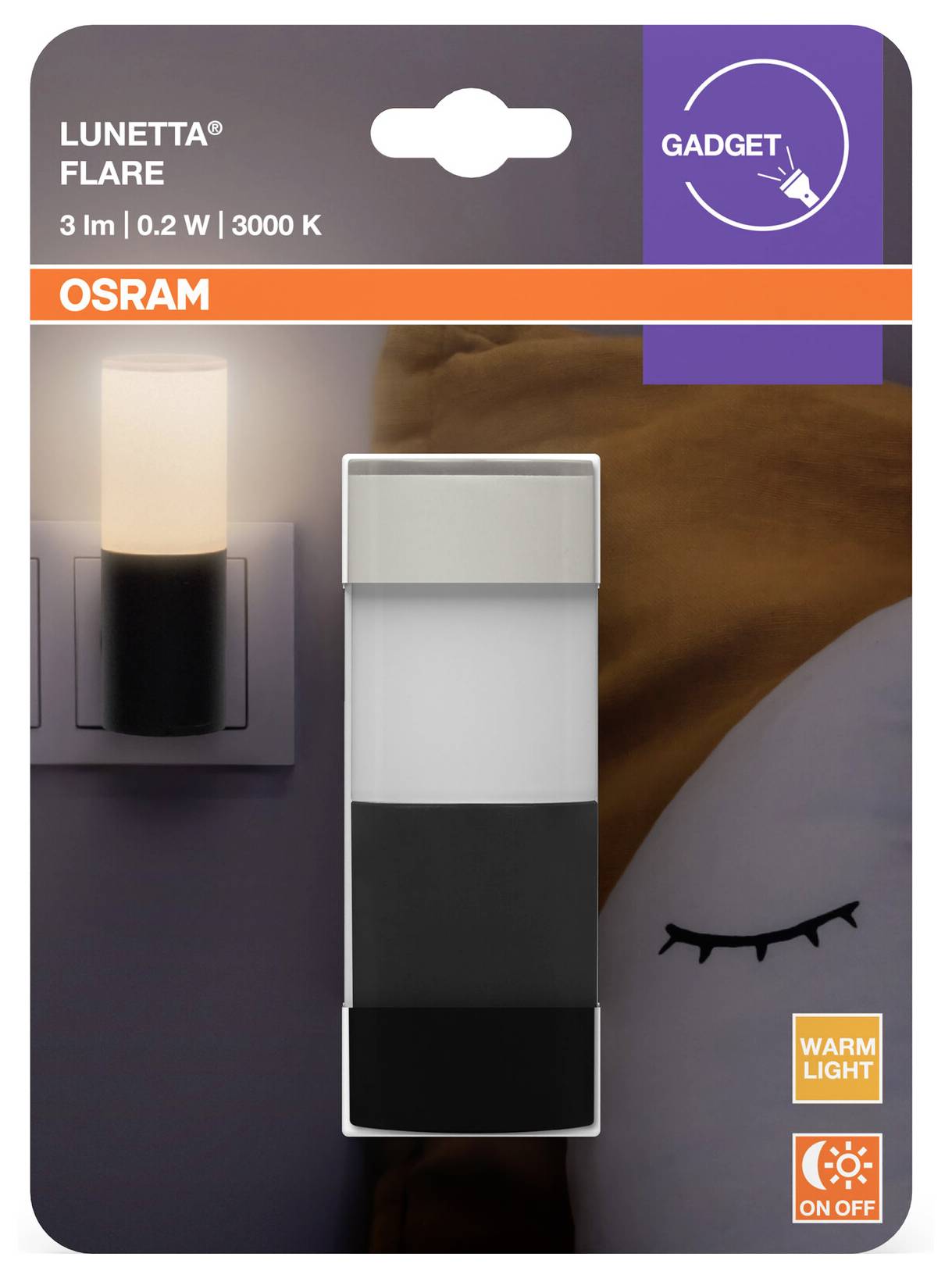OSRAM HOMELIGHTING LUNETTA FLARE 830 Black 4099854444418 Wandleuchte 0.20W Schwarz