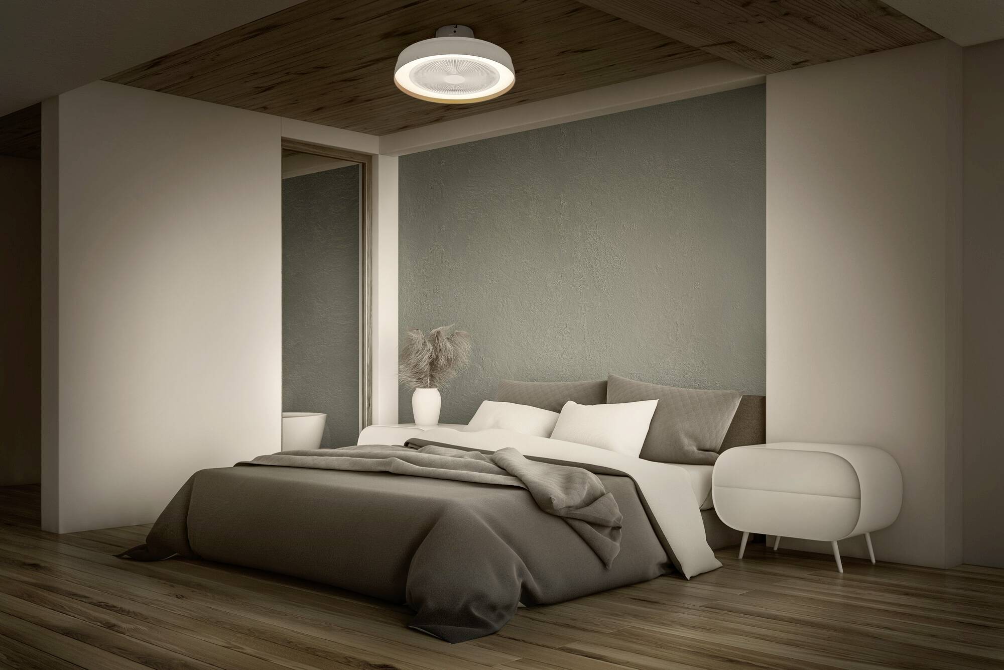 OSRAM HOMELIGHTING Ceiling Fan Compact 480 49W White Deckenventilator 49W