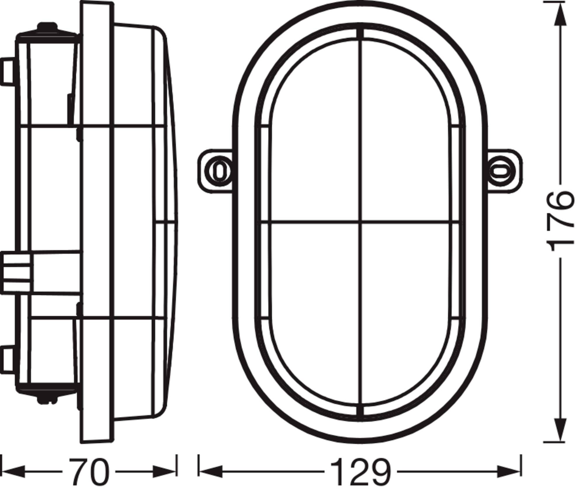 OSRAM HOMELIGHTING Bulkhead CCT CCT White 4058075845527 Deckenleuchte, Wandleuchte 9 W, 7 W, 4W Weiß