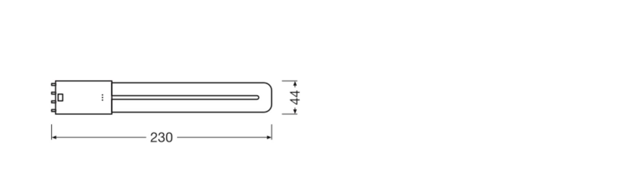 OSRAM HOMELIGHTING 4099854501852 LED-Röhre EEK E (A - G) 2G11 8W Tageslichtweiß 1St.