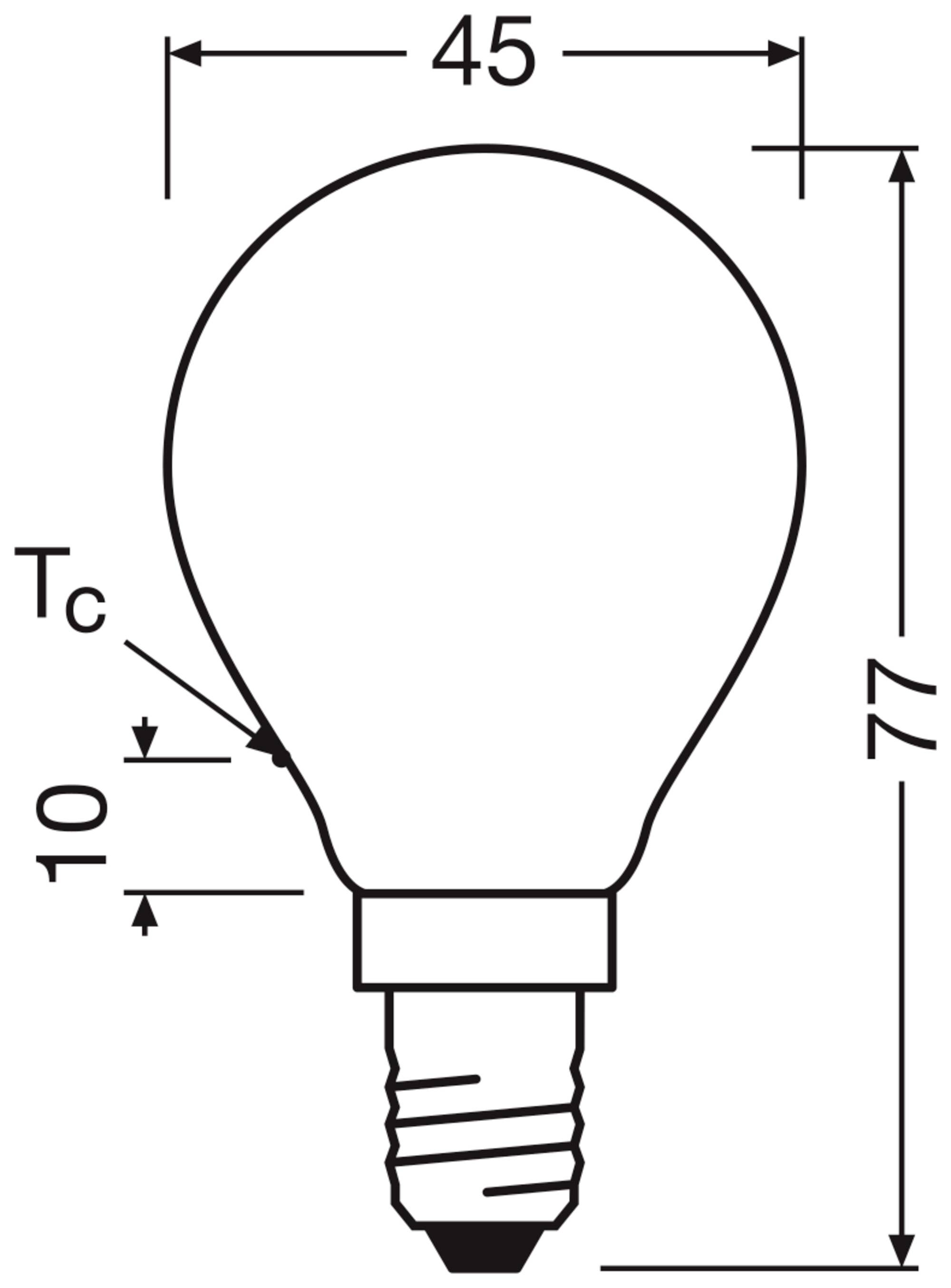 OSRAM HOMELIGHTING 4099854235481 LED EEK D (A - G) E14 5.9W Tageslichtweiß 3St.
