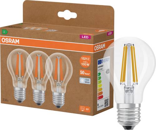 OSRAM HOMELIGHTING 4099854348075 LED EEK A (A - G) E27 7.2 W Kaltweiß 3 St.