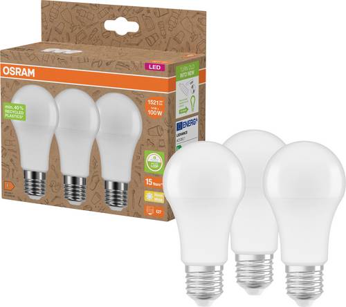 OSRAM HOMELIGHTING 4099854353529 LED-Reflektorlampe EEK F (A - G) E27 14 W Warmweiß 3 St.