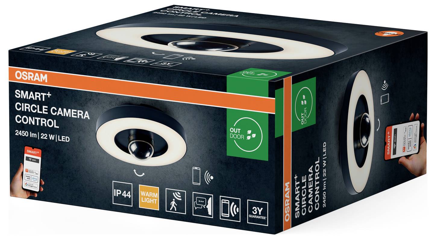 OSRAM HOMELIGHTING Smart+ Funk-Außenleuchte 22W Warmweiß