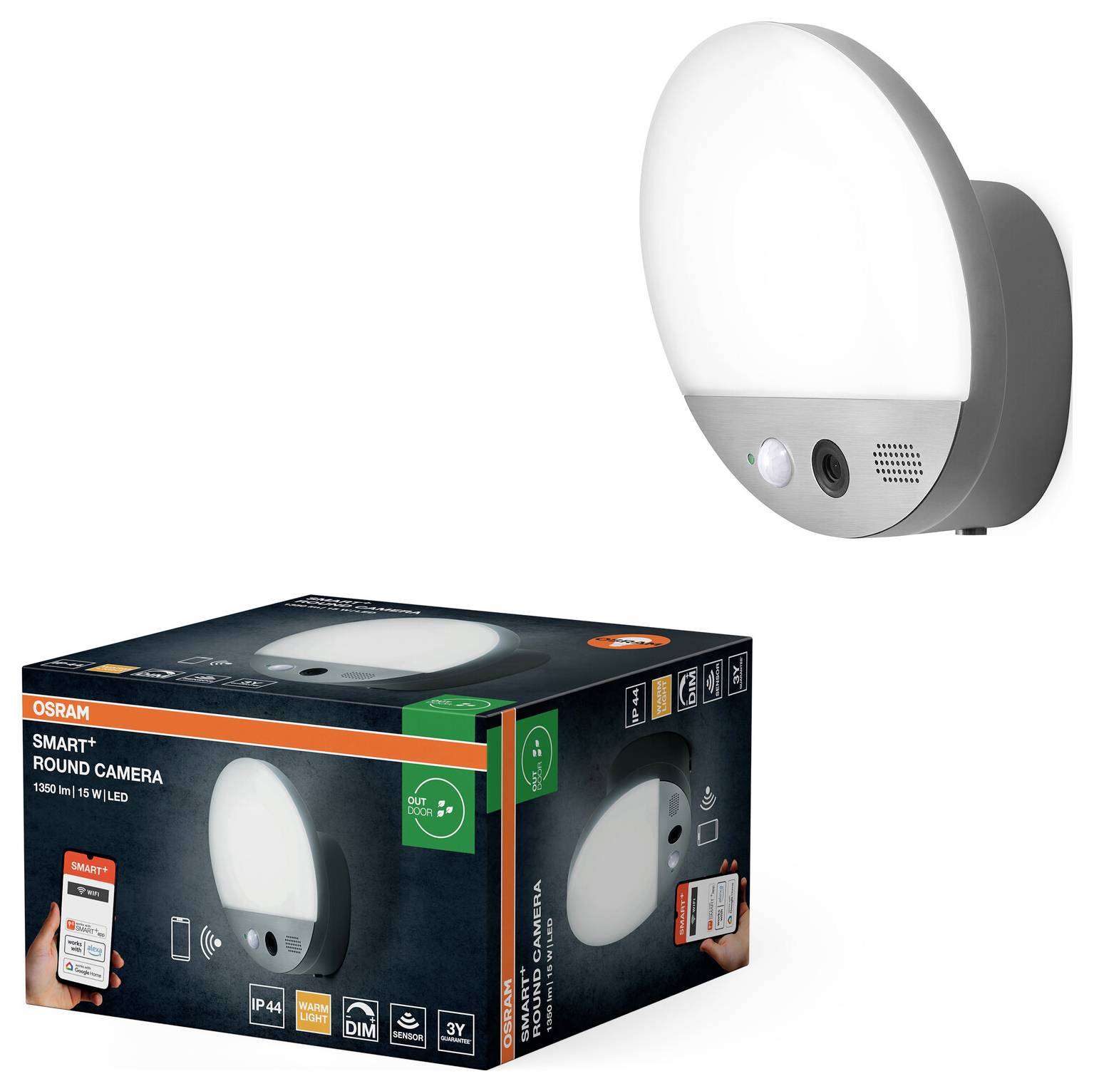 OSRAM HOMELIGHTING Smart+ Funk-Außenleuchte 15W Warmweiß