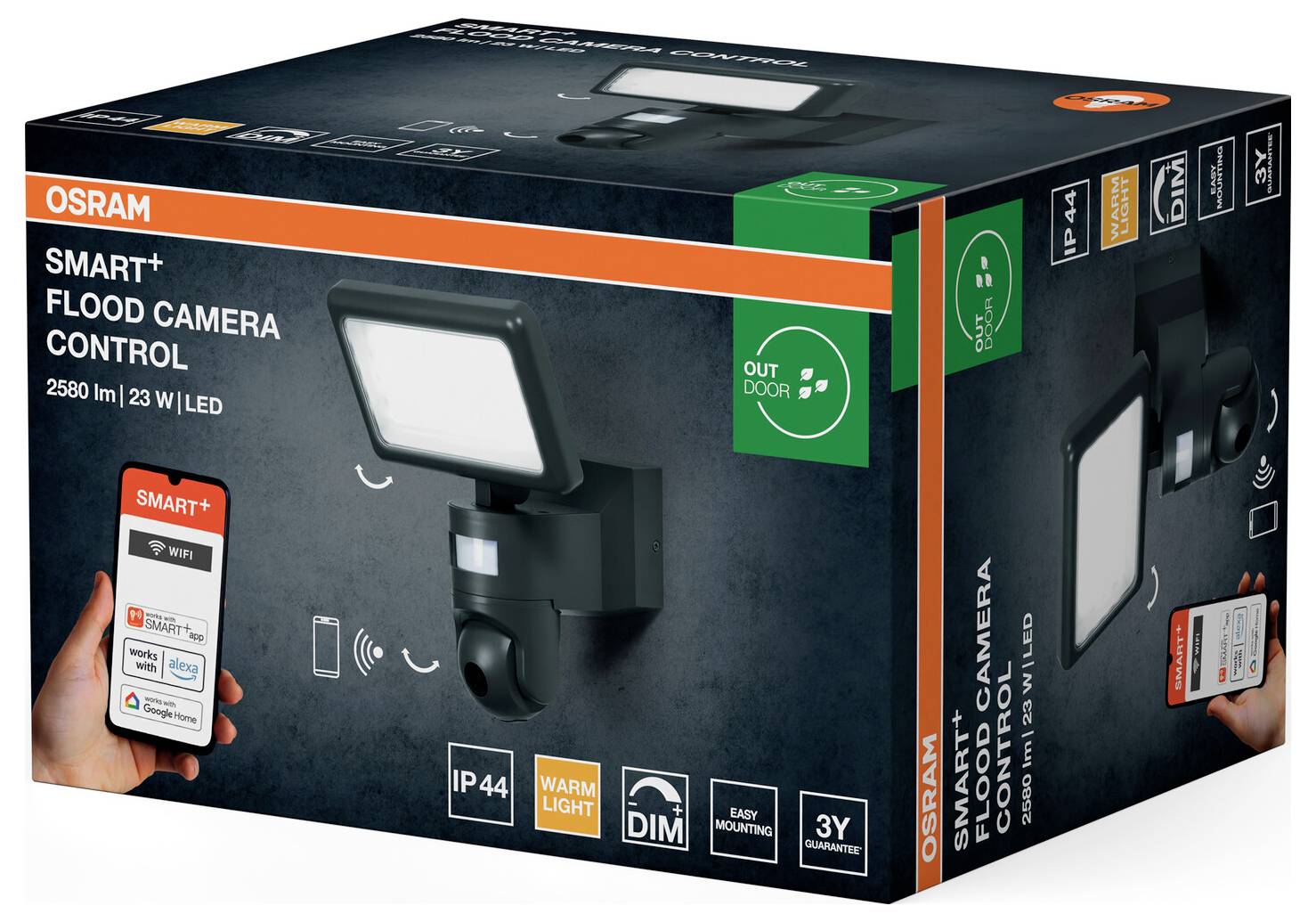 OSRAM HOMELIGHTING Smart+ Funk-Außenleuchte 23W Warmweiß