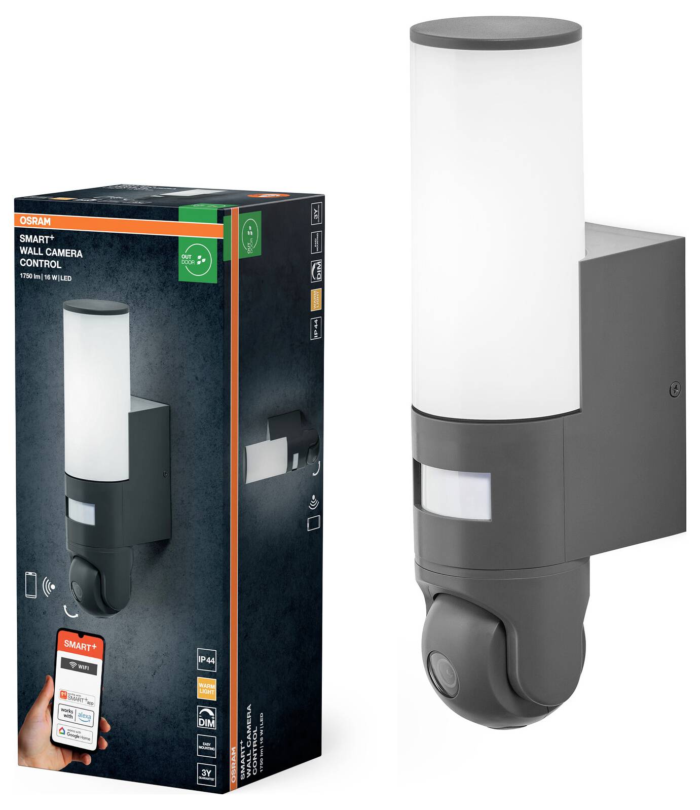 OSRAM HOMELIGHTING Smart+ Funk-Außenleuchte 16W Warmweiß