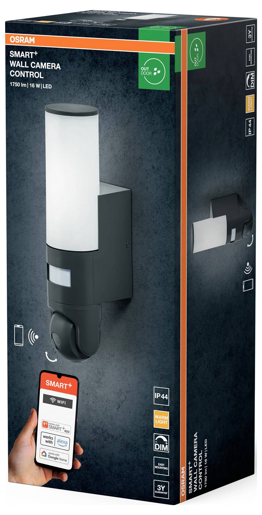 OSRAM HOMELIGHTING Smart+ Funk-Außenleuchte 16W Warmweiß