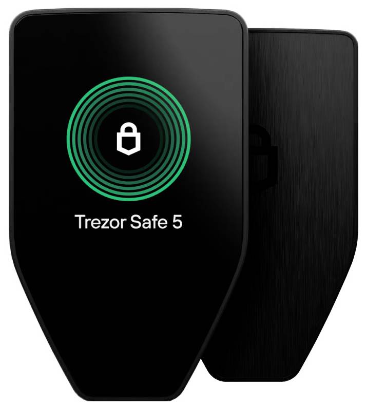 Trezor Safe 5 Hardware Wallet Schwarz USB-C®, microSD 1 St. SLATS5BGB1100