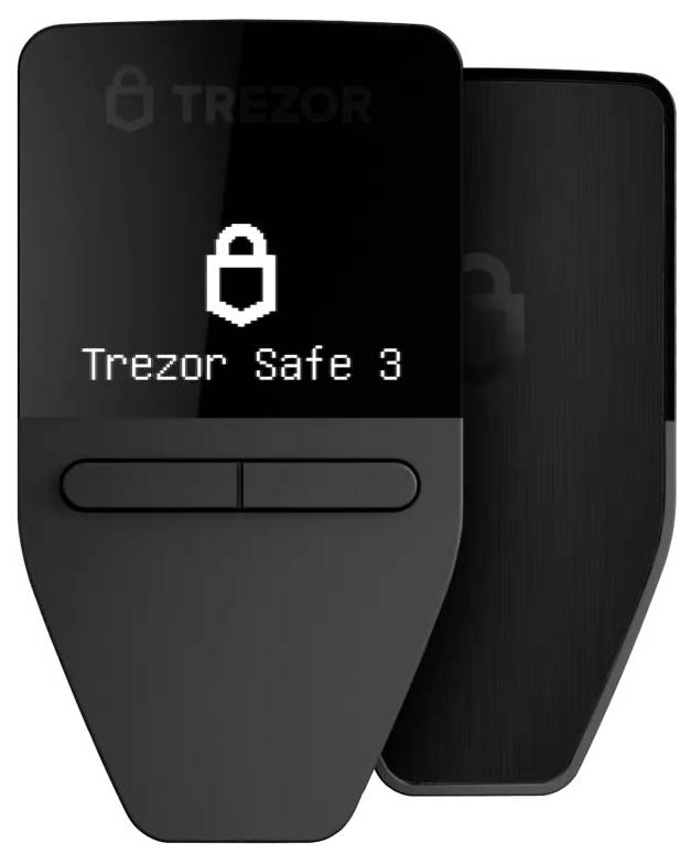 Trezor Safe 3 Hardware Wallet Schwarz 1 St. SLATS3CB0B1100