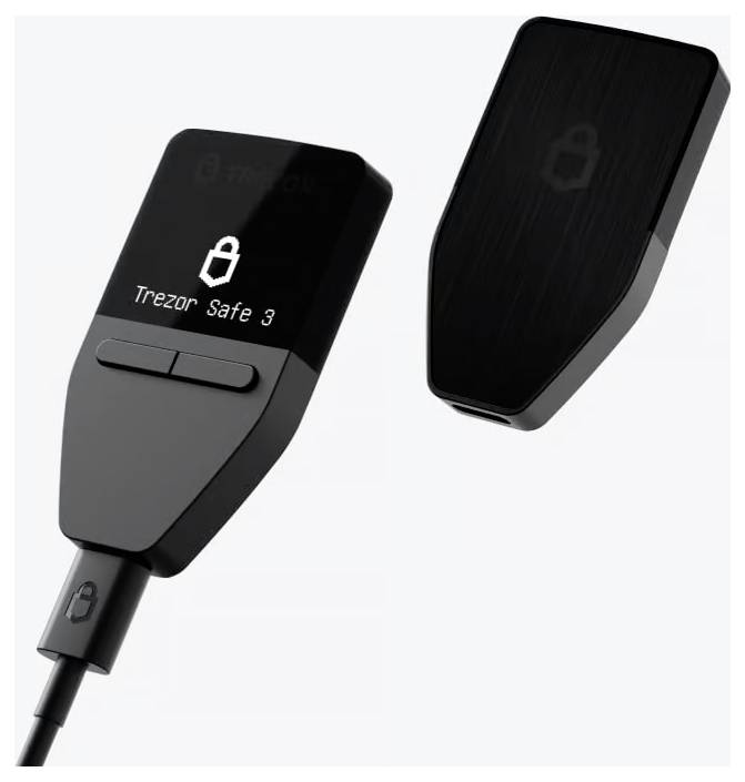 Trezor Safe 3 Hardware Wallet Schwarz 1 St. SLATS3CB0B1100
