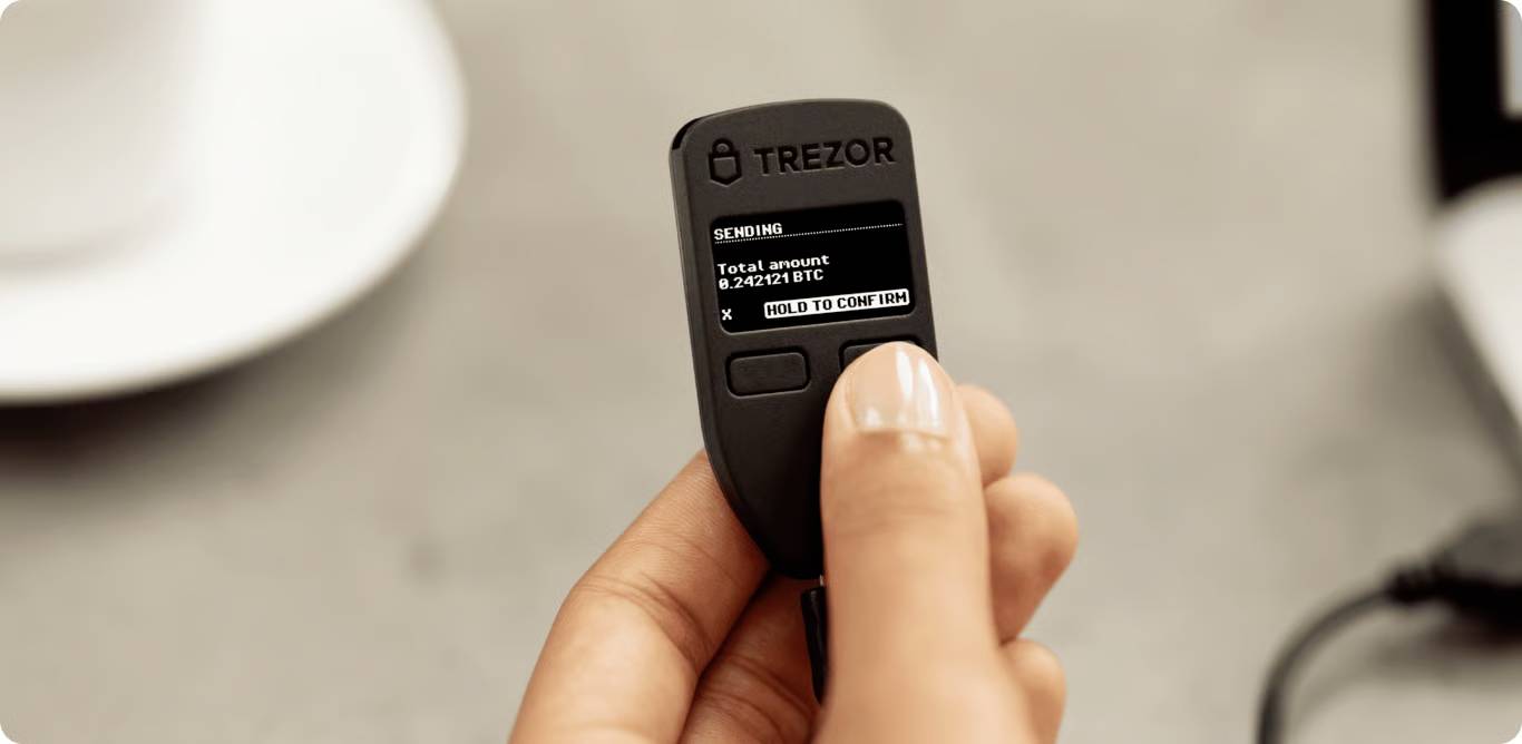 Trezor Model One Hardware Wallet Schwarz 1 St. SLABTRB0B1100