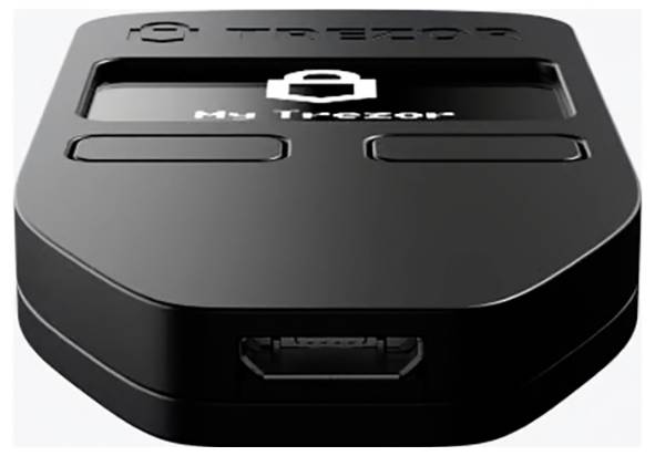 Trezor Model One Hardware Wallet Schwarz 1 St. SLABTRB0B1100