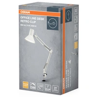OSRAM HOMELIGHTING Office Line Desk Retro Clip 9W 830 Dimmable White 4099854464072 Klemmleuchte 9W Weiß OSRAM HOMELIGHTING Office Line Desk Retro Clip 9W 830 Dimmable White 4099854464072 Klemmleuchte 9W Weiß