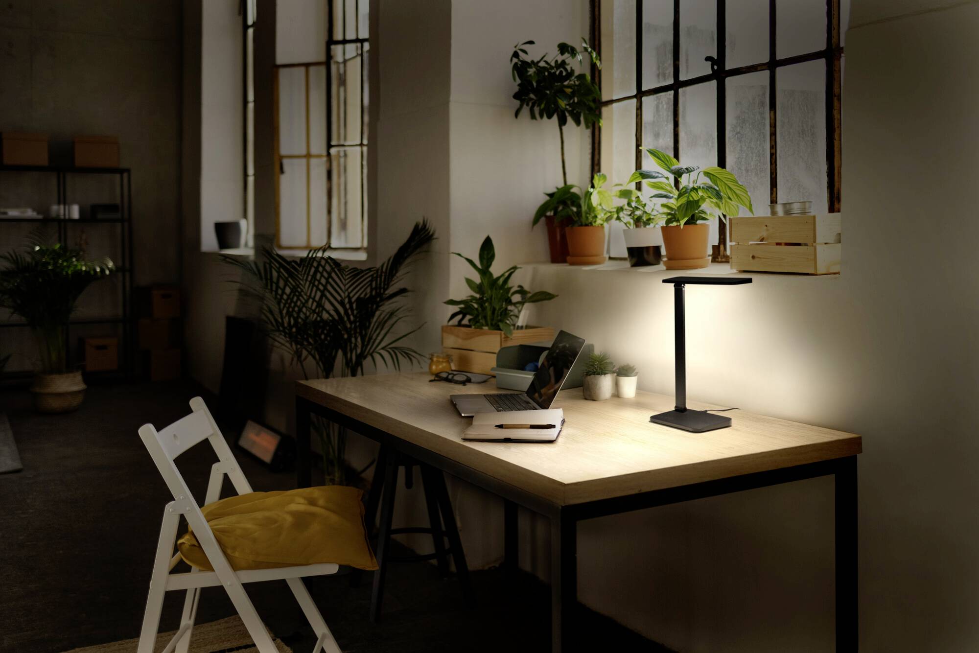 OSRAM HOMELIGHTING Office Line Desk Banker 7W CCT Dimmable Black 4099854464157 Schreibtischleuchte 7W Schwarz