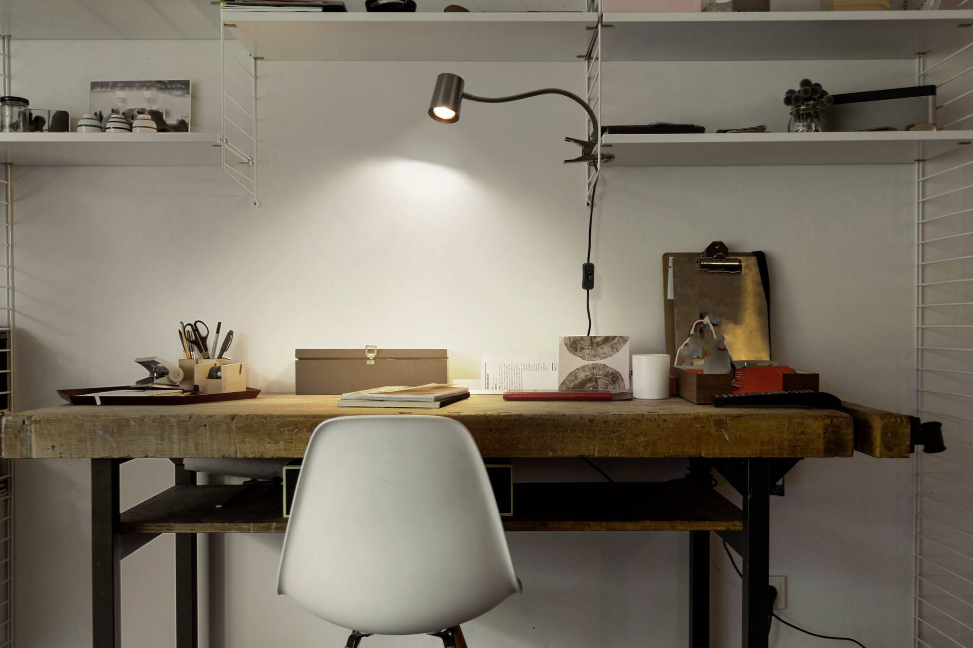 OSRAM HOMELIGHTING Office Line Desk Trapezium Clip GU10 Black 4099854464416 Klemmleuchte Schwarz