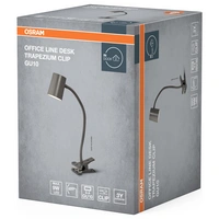 OSRAM HOMELIGHTING Office Line Desk Trapezium Clip GU10 Grey 4099854464454 Klemmleuchte Grau OSRAM HOMELIGHTING Office Line Desk Trapezium Clip GU10 Grey 4099854464454 Klemmleuchte Grau