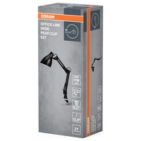 OSRAM HOMELIGHTING Office Line Desk Pear Clip E27 Black 4099854464614 Klemmleuchte Schwarz OSRAM HOMELIGHTING Office Line Desk Pear Clip E27 Black 4099854464614 Klemmleuchte Schwarz