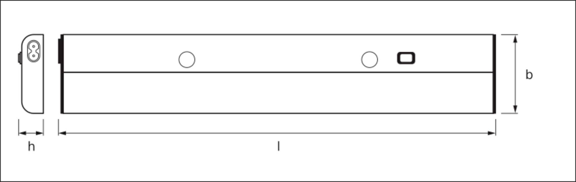 LEDVANCE Linear LED Flat Eco 6W 830 LED-Unterbauleuchte