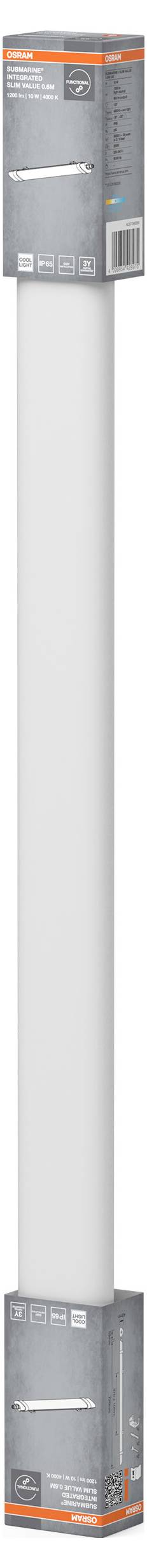 OSRAM HOMELIGHTING Submarine Integrated Slim Value 0.6M 10W 4000K LED-Feuchtraumleuchte