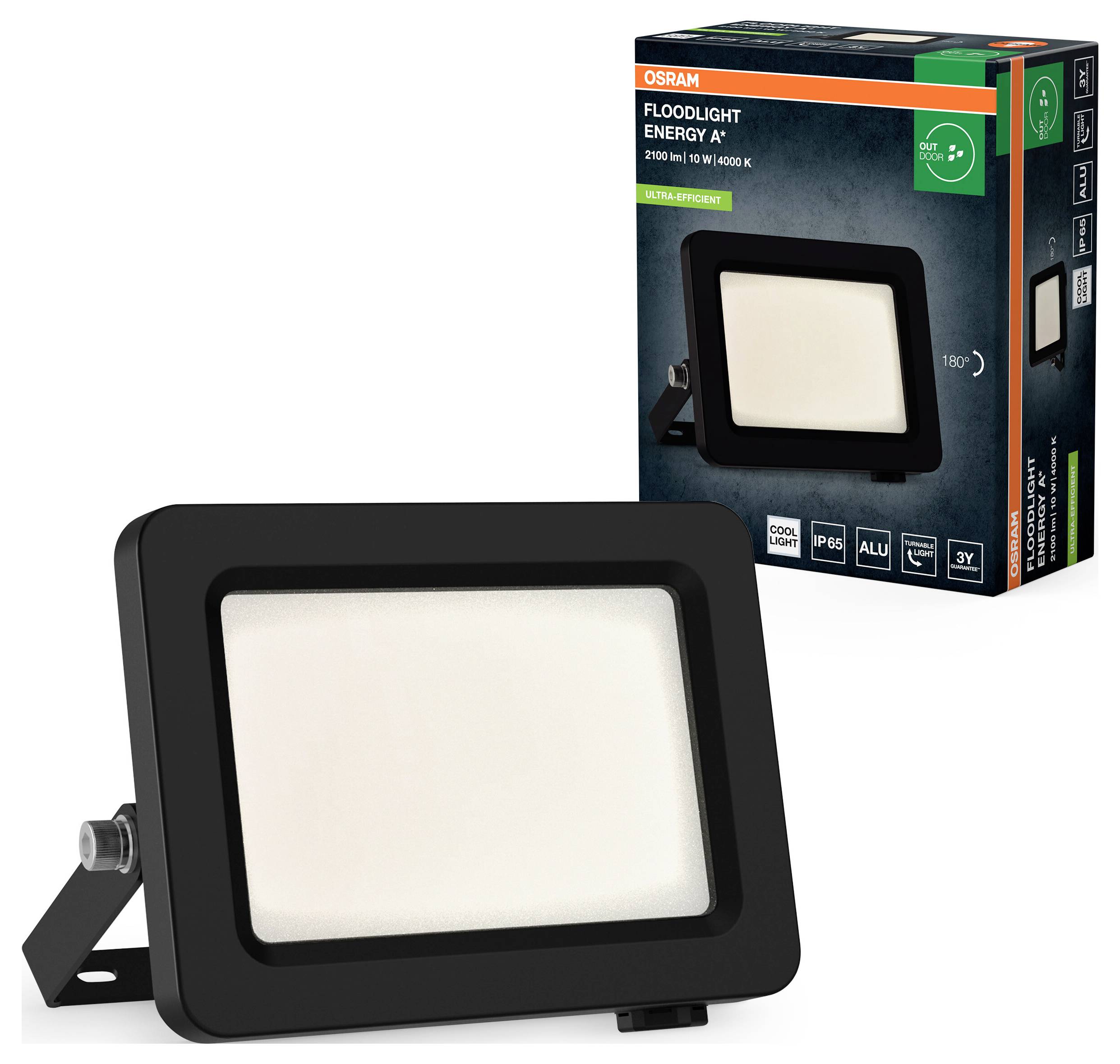 OSRAM HOMELIGHTING Floodlight EA 10W 840 Dark Grey​ 4099854429491 Außenstrahler