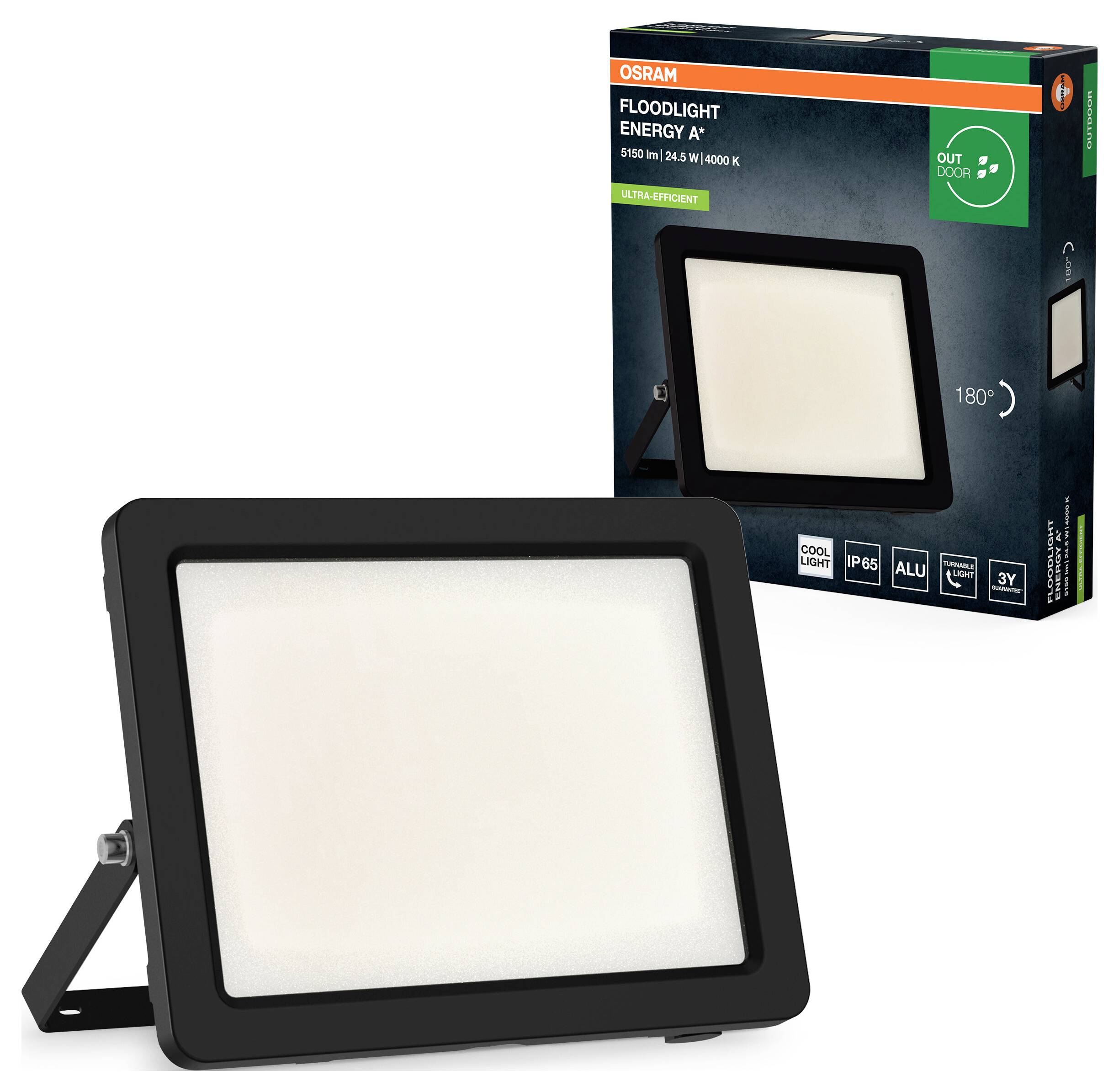 OSRAM HOMELIGHTING Floodlight EA 24,5W 840 Dark Grey​ 4099854429538 Außenstrahler